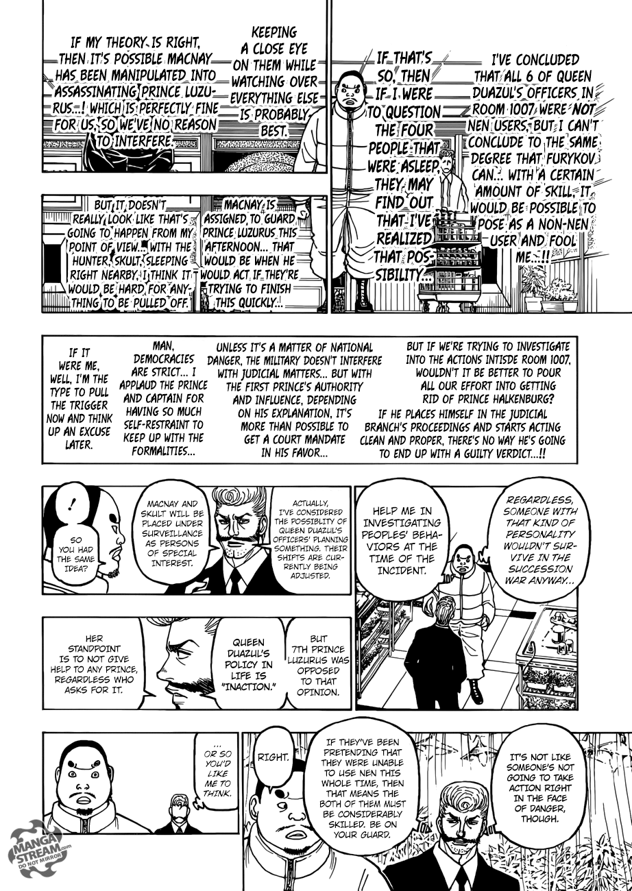 Hunter X Hunter Chapter 389 page 12 - Chapter 389: Curse