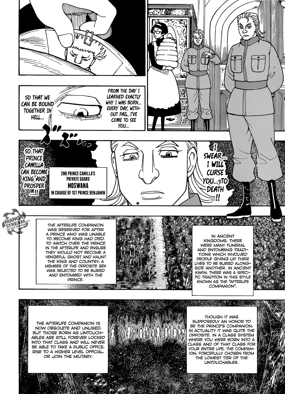 Hunter X Hunter Chapter 389 page 14 - Chapter 389: Curse