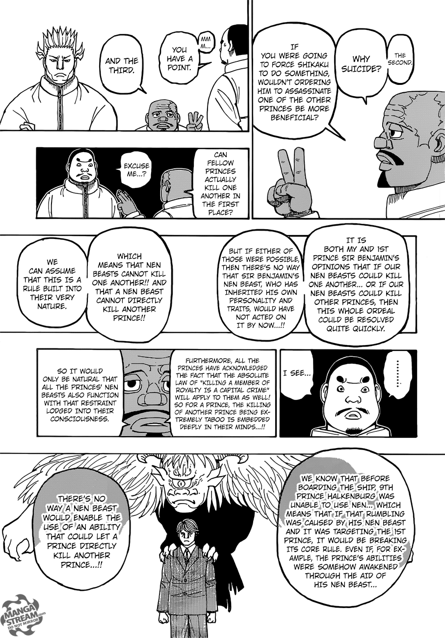 Hunter X Hunter Chapter 389 page 3 - Chapter 389: Curse