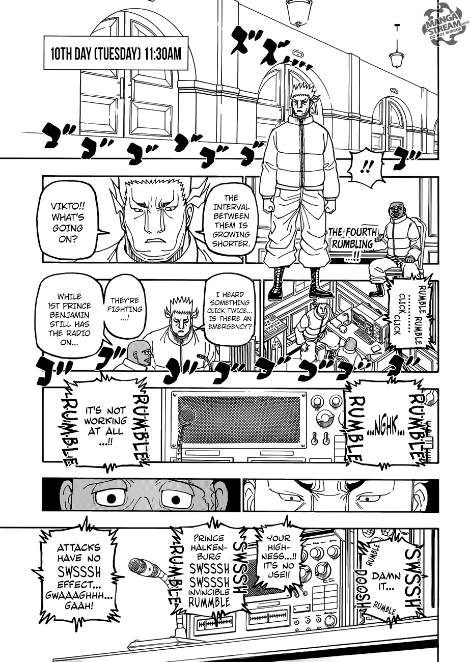 Hunter X Hunter Chapter 389 page 5 - Chapter 389: Curse