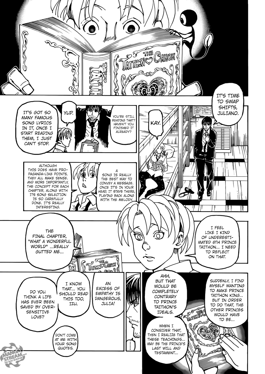 Hunter X Hunter Chapter 389 page 9 - Chapter 389: Curse