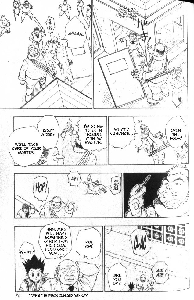 Hunter X Hunter Chapter 39 page 10 - Chapter 39: Intruder