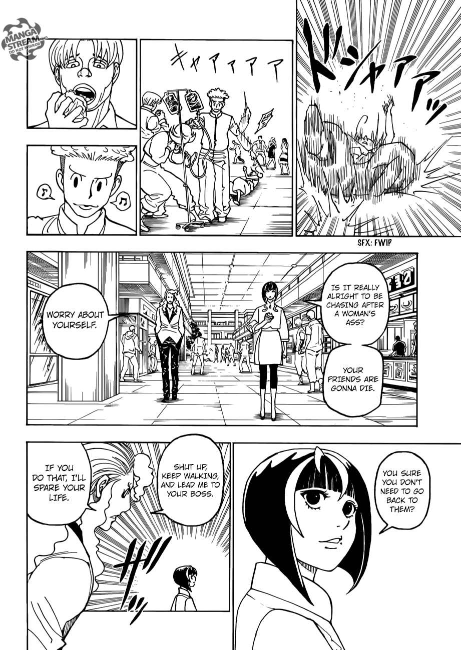 Hunter X Hunter Chapter 390 page 12 - Chapter 390: Clash: Part 1