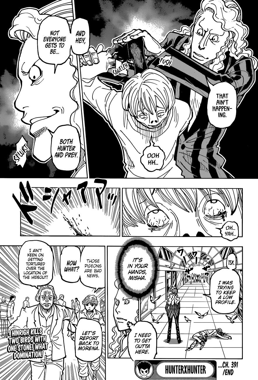 Hunter X Hunter Chapter 391 page 20 - Chapter 391: Clash: Part 2