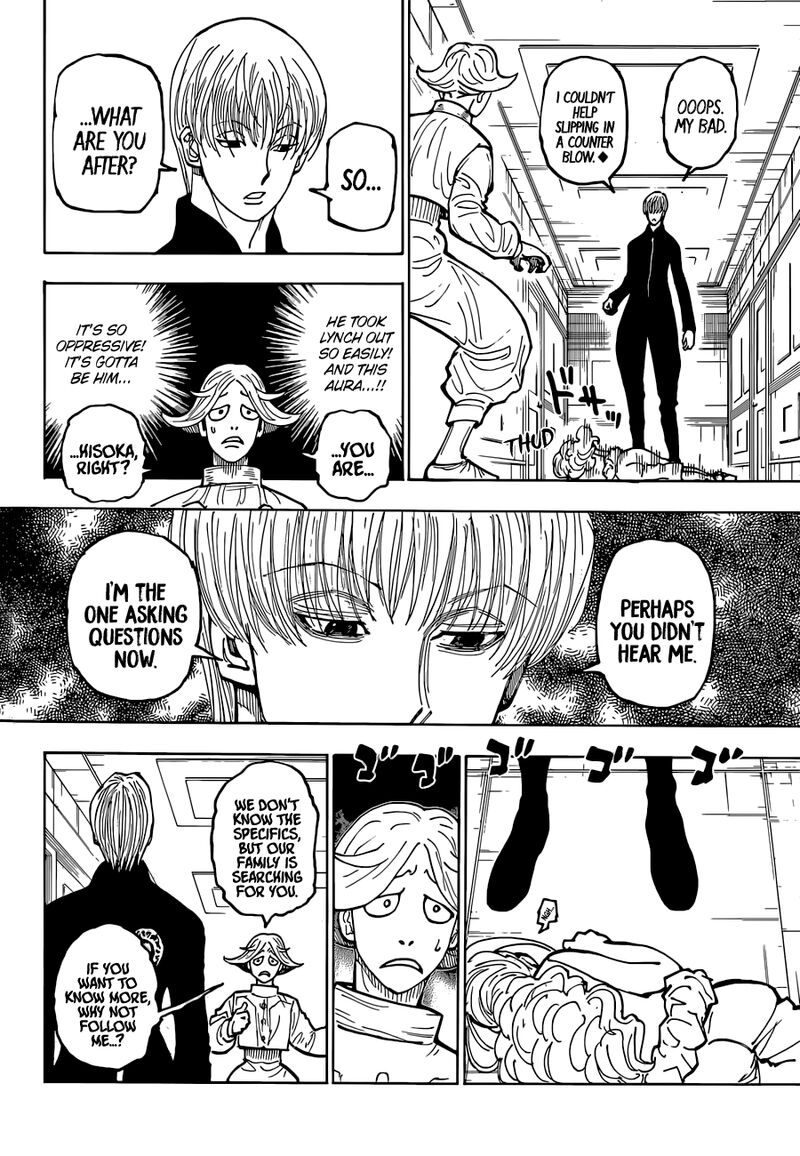 Hunter X Hunter Chapter 392 page 10 - Chapter 392: Information