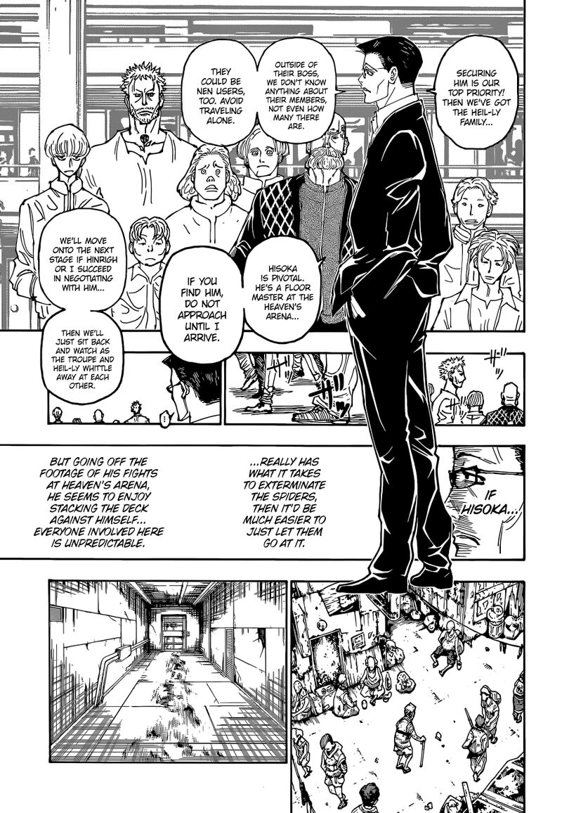 Hunter X Hunter Chapter 392 page 15 - Chapter 392: Information