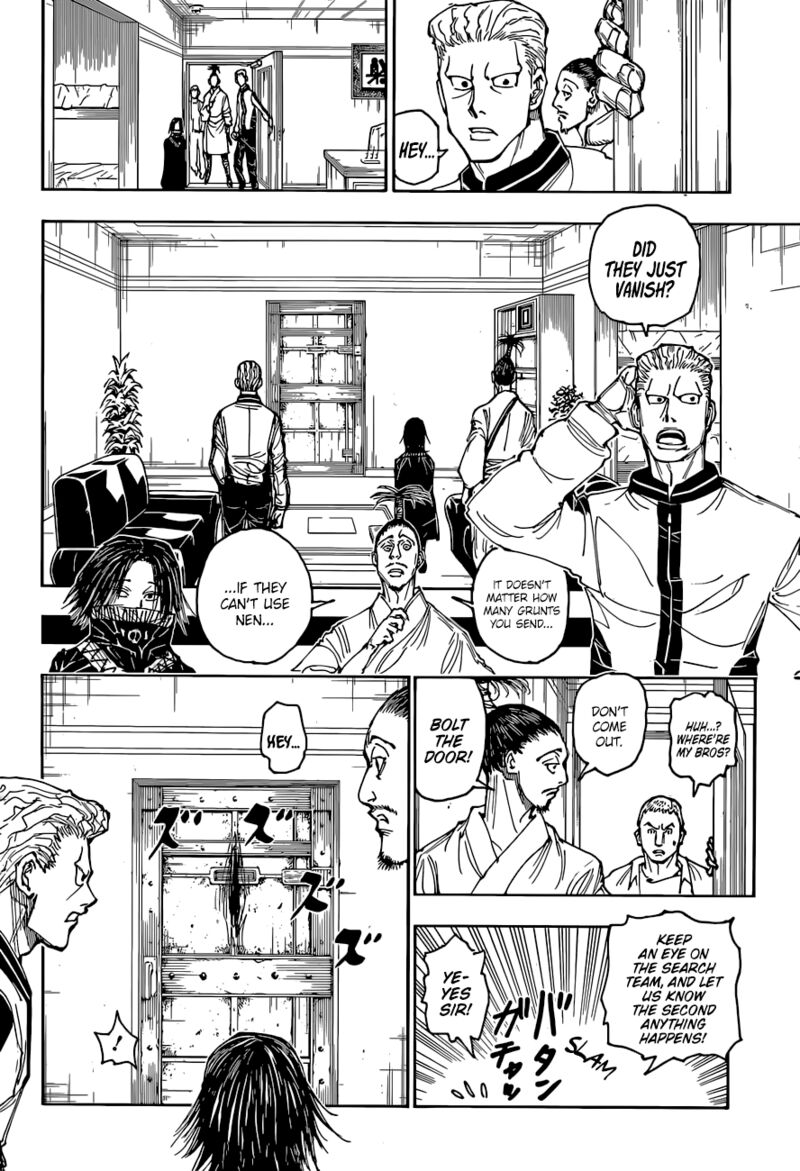 Hunter X Hunter Chapter 392 page 18 - Chapter 392: Information