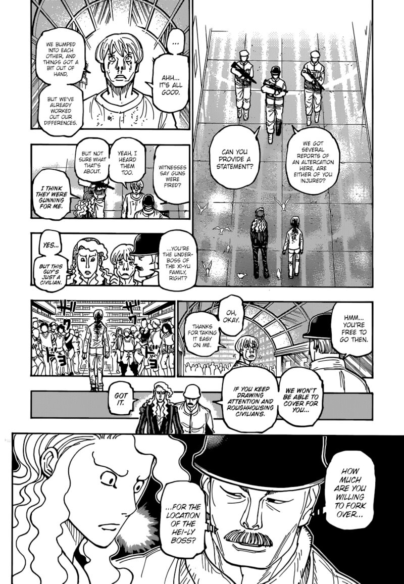 Hunter X Hunter Chapter 392 page 2 - Chapter 392: Information