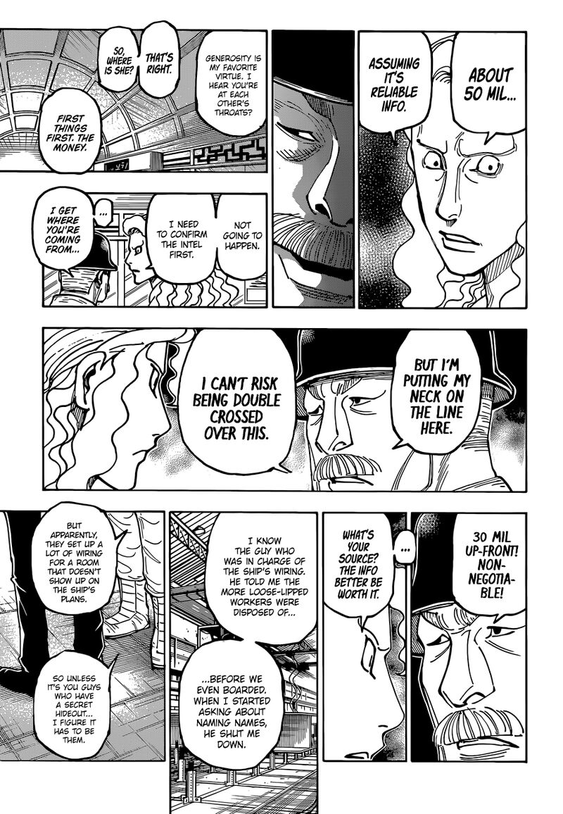 Hunter X Hunter Chapter 392 page 3 - Chapter 392: Information