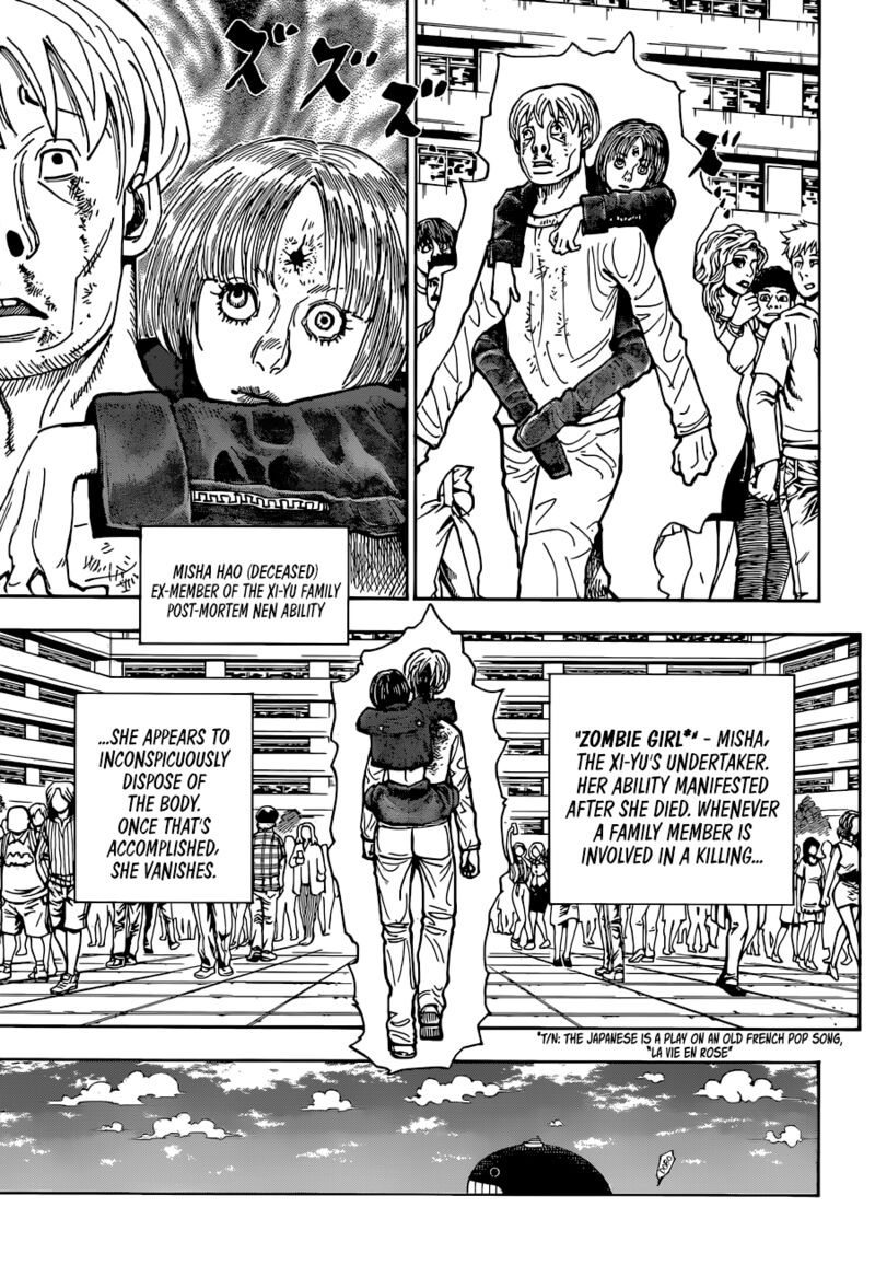 Hunter X Hunter Chapter 392 page 5 - Chapter 392: Information