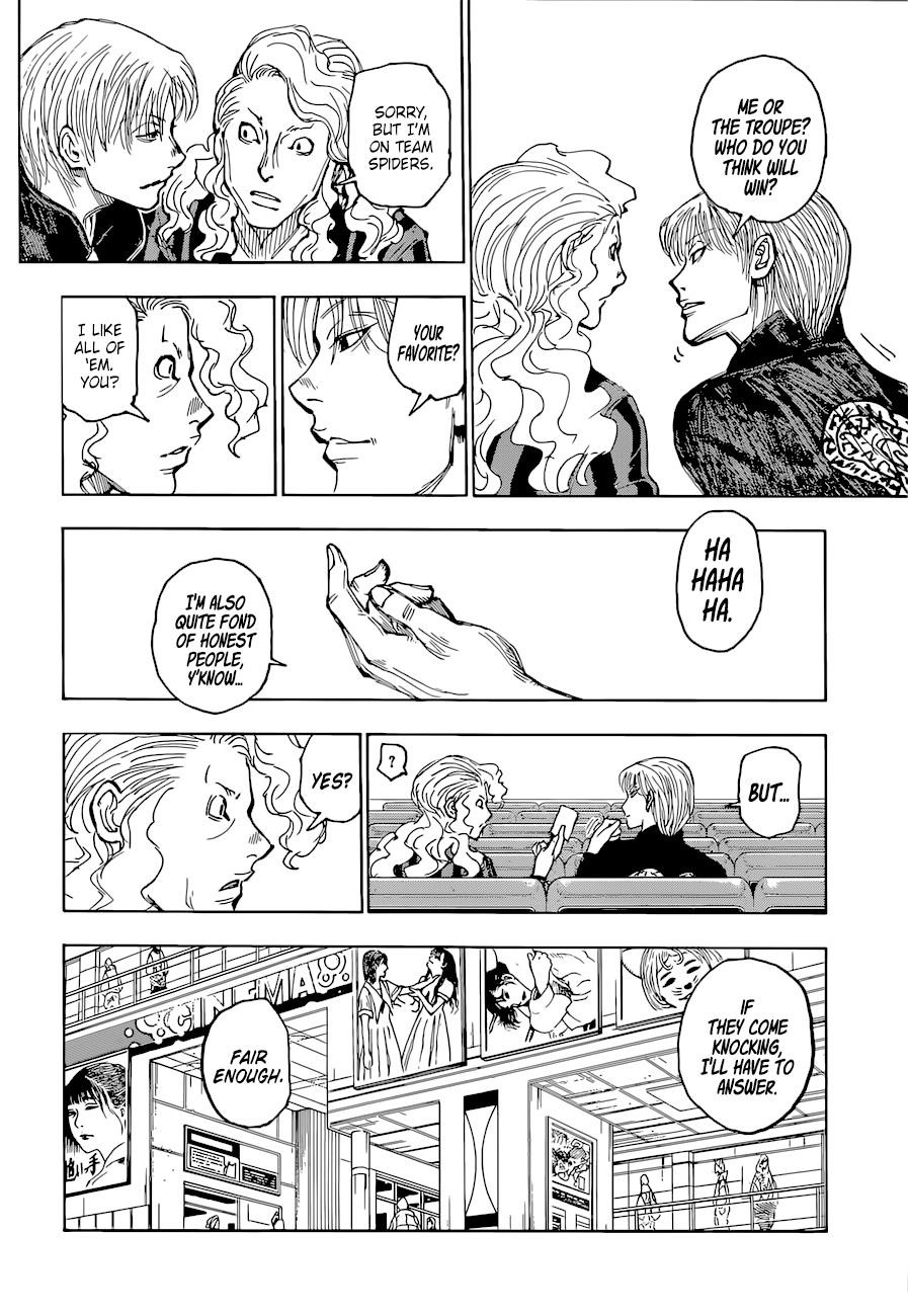 Hunter X Hunter Chapter 393 page 12 - Chapter 393: Plea