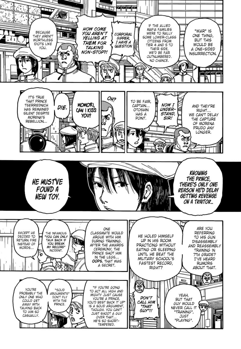 Hunter X Hunter Chapter 394 page 13 - Chapter 394: Hypothesis