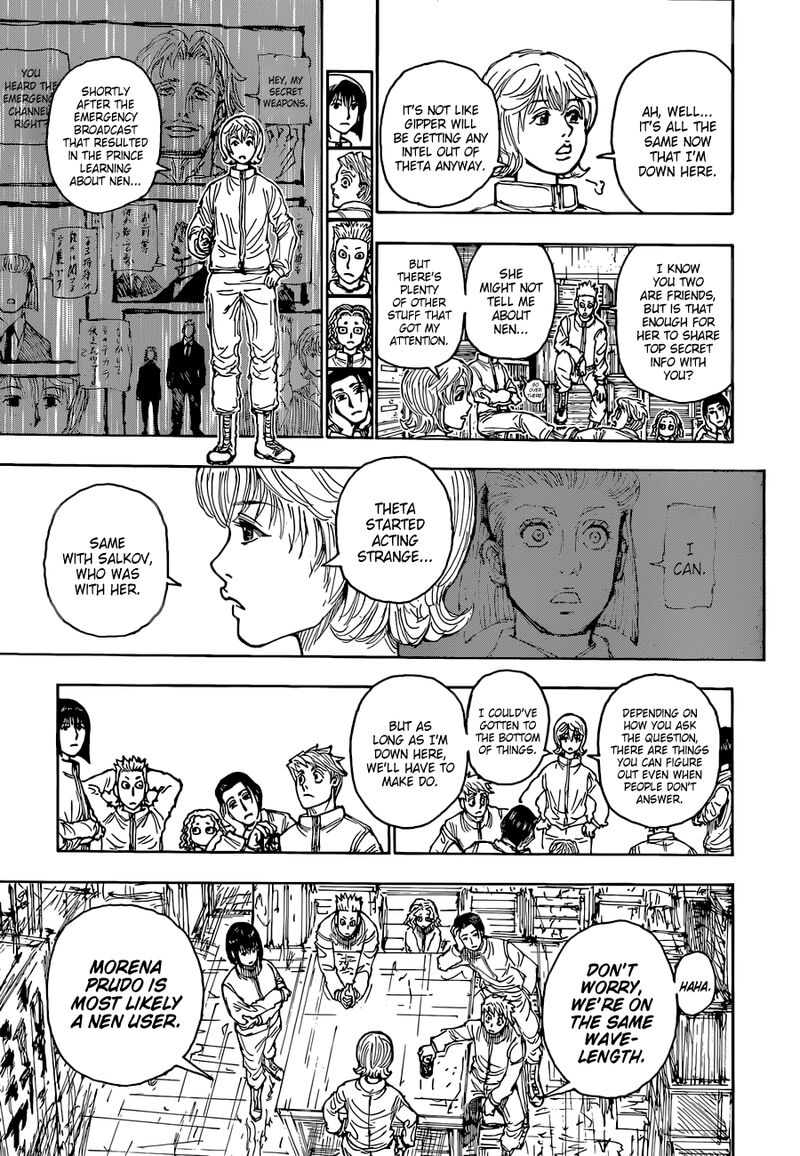 Hunter X Hunter Chapter 394 page 17 - Chapter 394: Hypothesis