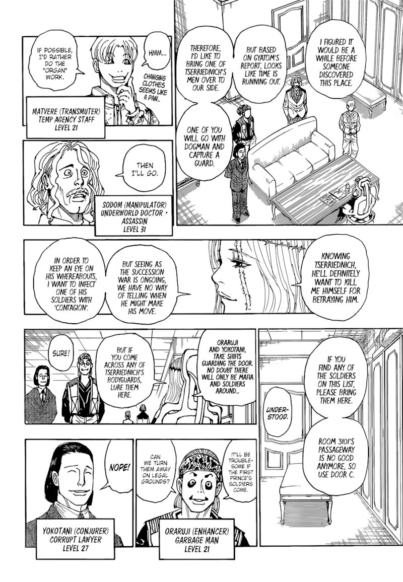 Hunter X Hunter Chapter 394 page 6 - Chapter 394: Hypothesis