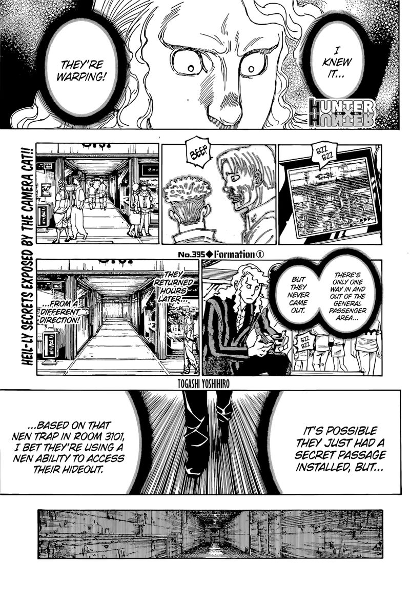 Hunter X Hunter Chapter 395 page 1 - Chapter 395: Founding: Part 1