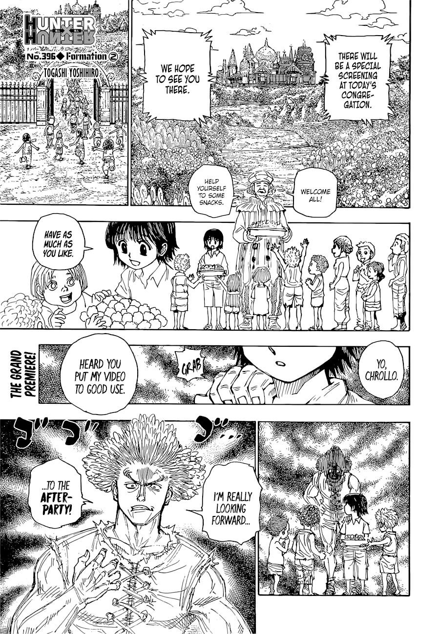 Hunter X Hunter Chapter 396 page 1 - Chapter 396: Founding: Part 2