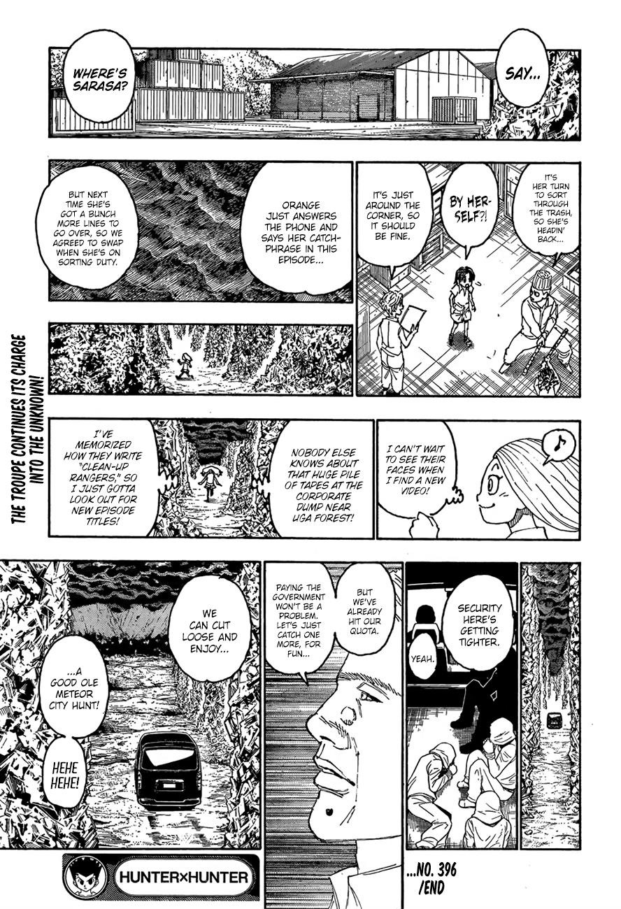 Hunter X Hunter Chapter 396 page 19 - Chapter 396: Founding: Part 2