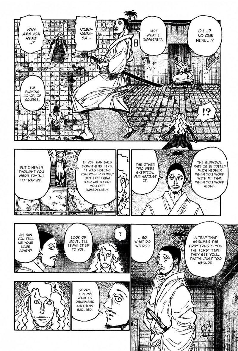 Hunter X Hunter Chapter 398 page 13 - Chapter 398: Search