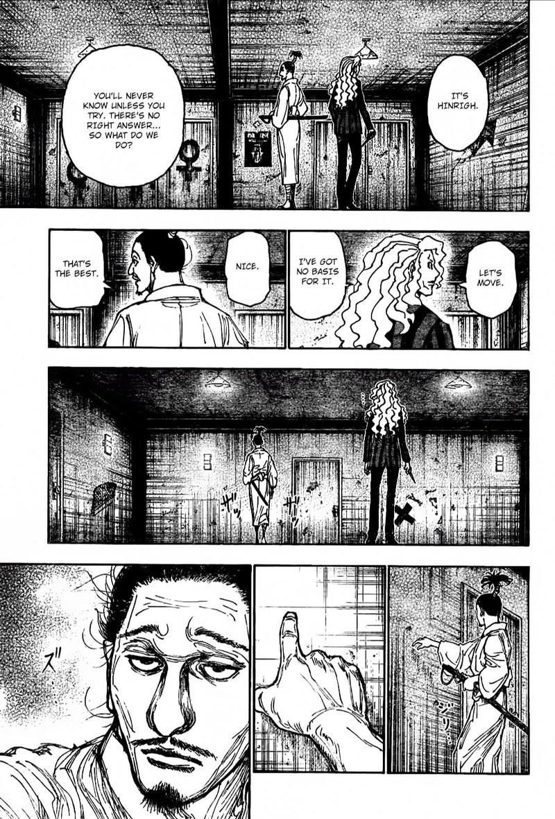 Hunter X Hunter Chapter 398 page 14 - Chapter 398: Search