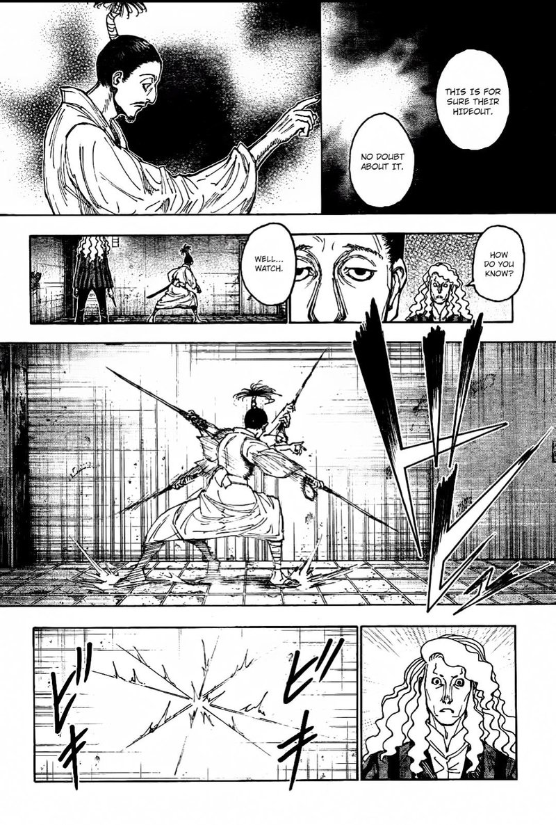 Hunter X Hunter Chapter 398 page 15 - Chapter 398: Search
