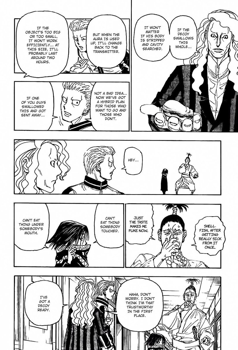 Hunter X Hunter Chapter 398 page 8 - Chapter 398: Search