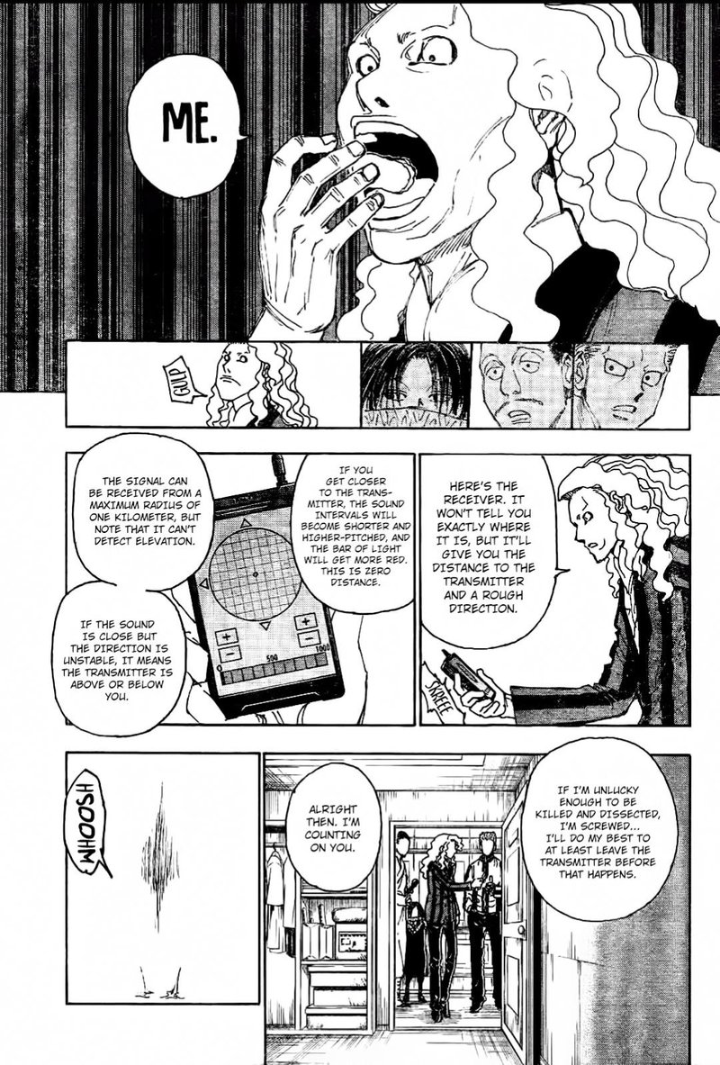 Hunter X Hunter Chapter 398 page 9 - Chapter 398: Search