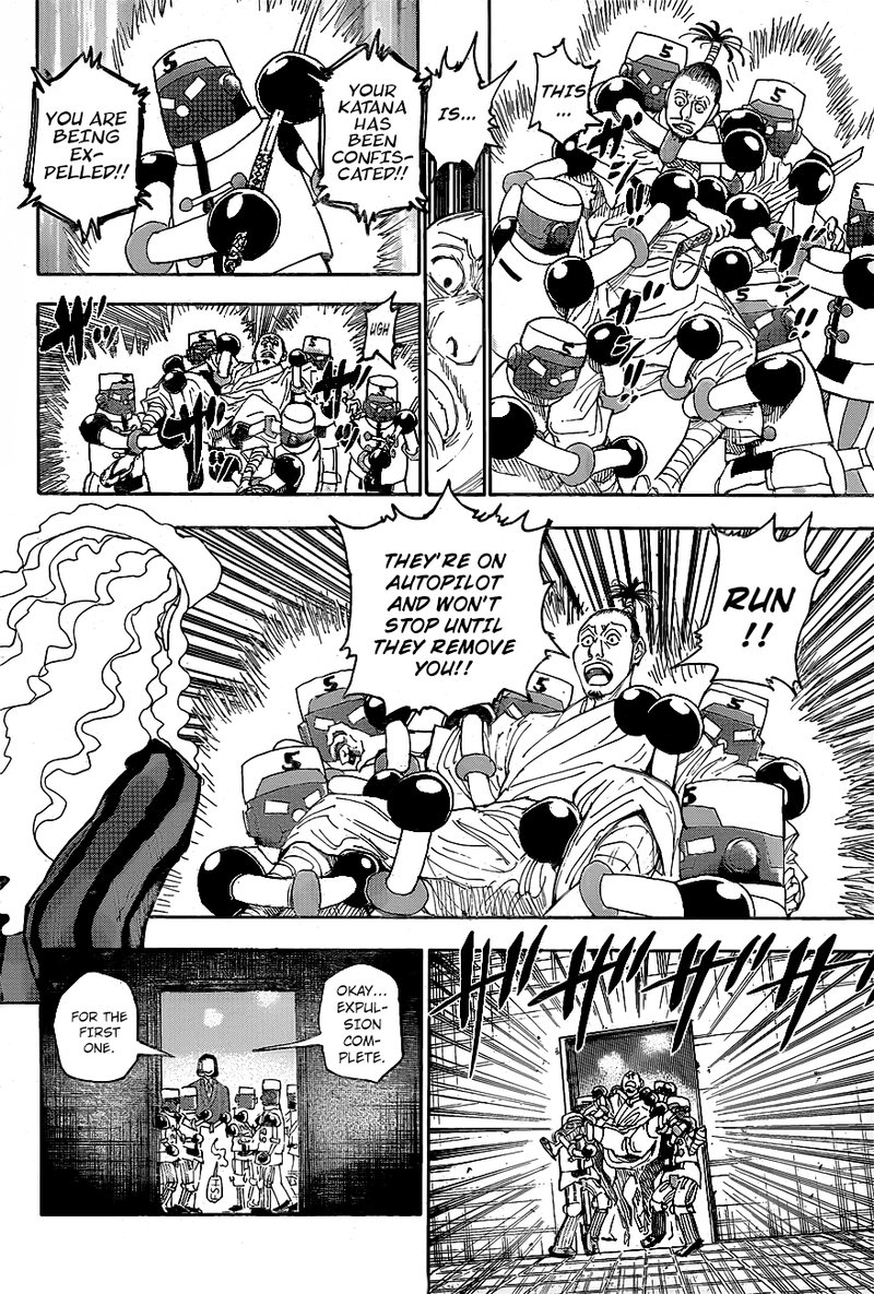 Hunter X Hunter Chapter 399 page 16 - Chapter 399: Expulsion