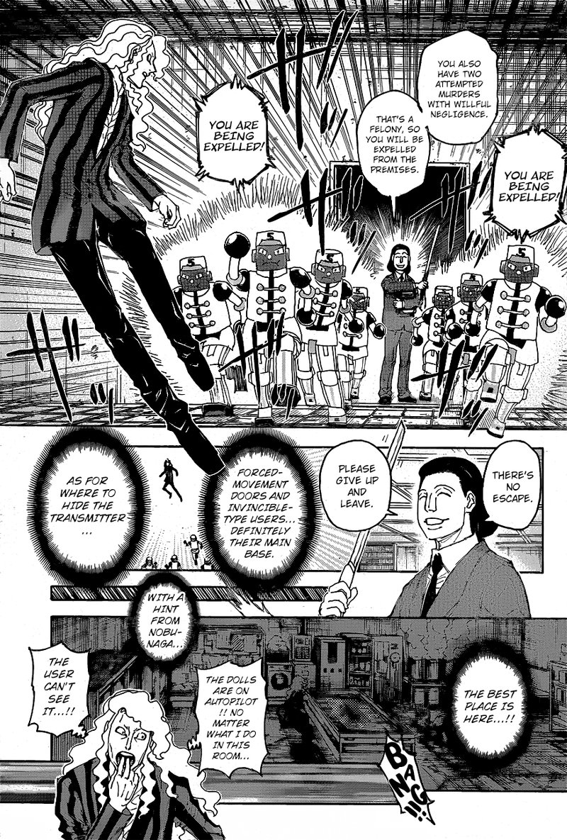 Hunter X Hunter Chapter 399 page 17 - Chapter 399: Expulsion