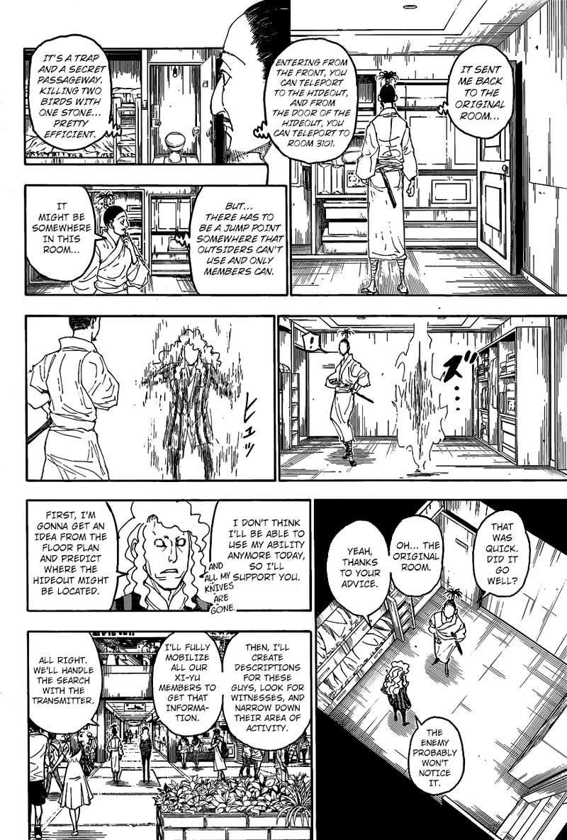 Hunter X Hunter Chapter 399 page 18 - Chapter 399: Expulsion