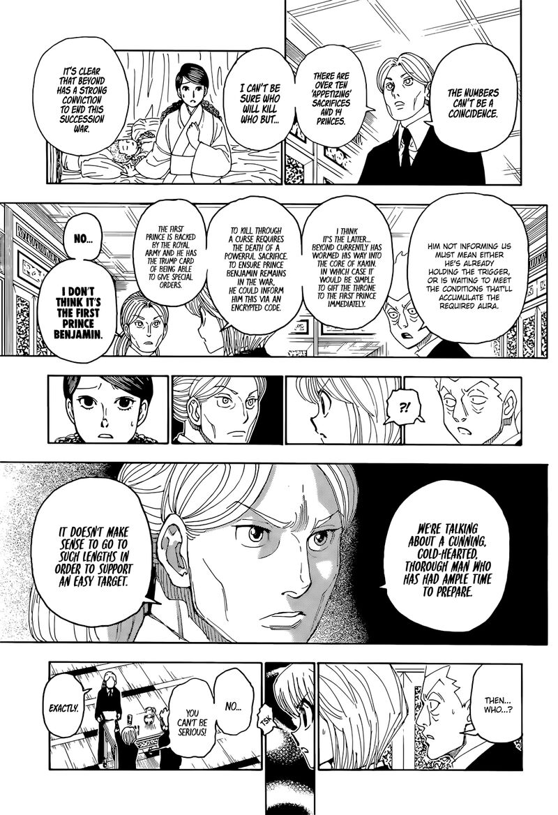 Hunter X Hunter Chapter 401 page 12 - Chapter 401: Moonlight