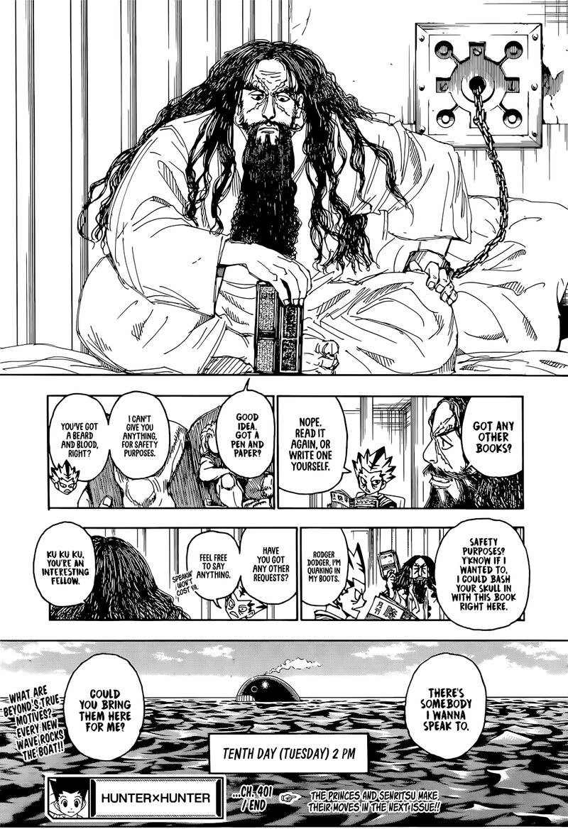 Hunter X Hunter Chapter 401 page 20 - Chapter 401: Moonlight