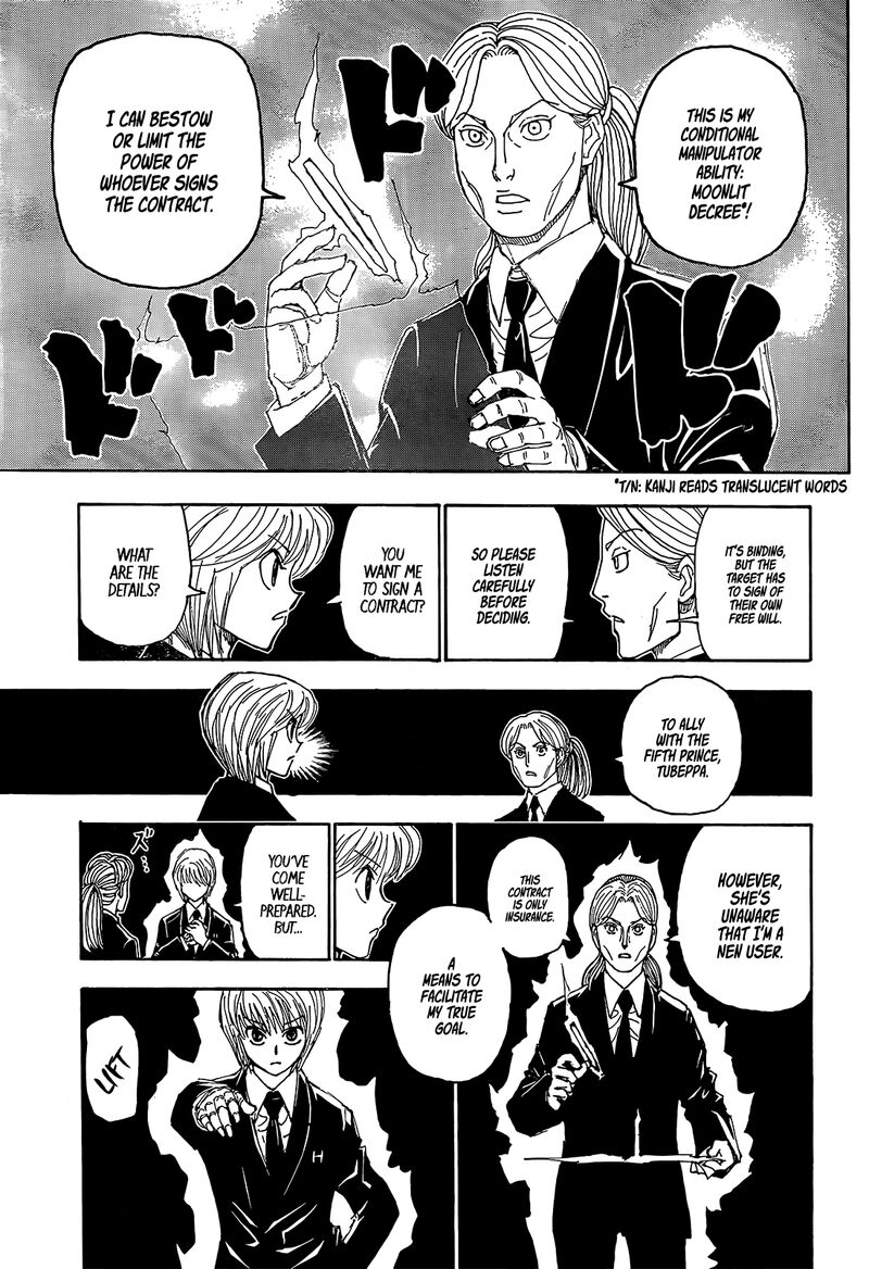 Hunter X Hunter Chapter 401 page 4 - Chapter 401: Moonlight