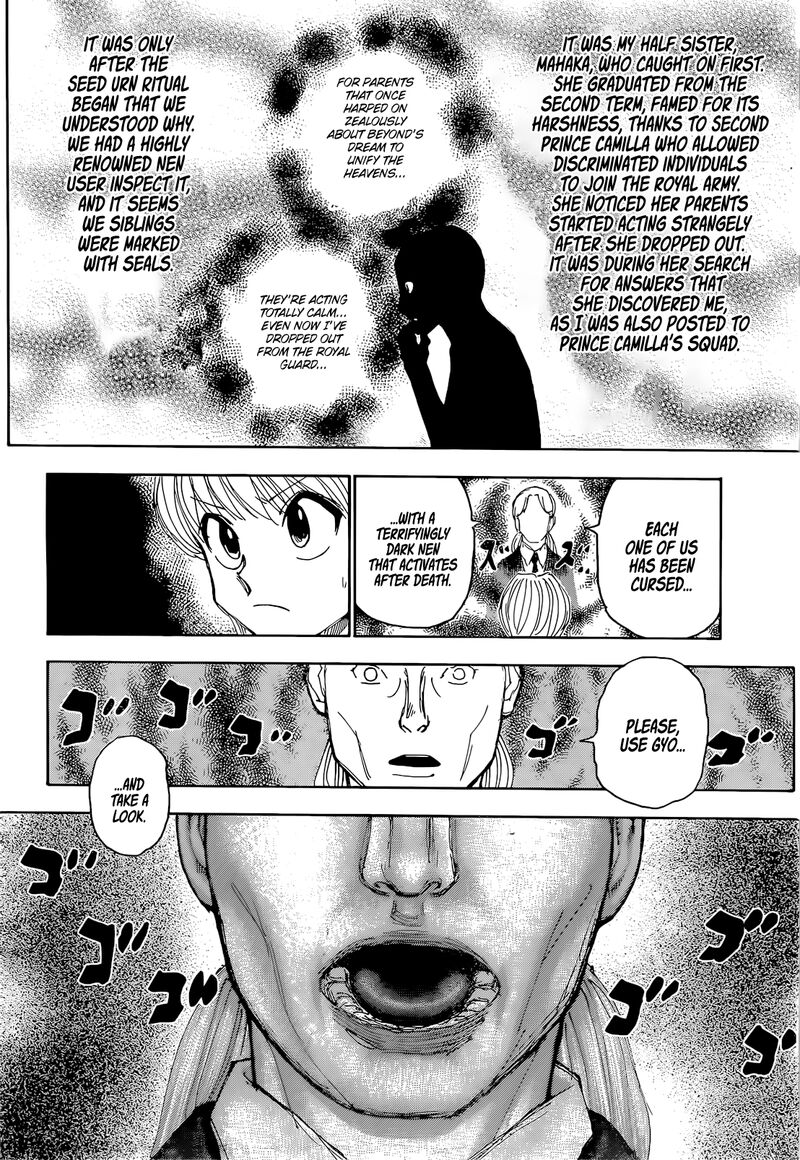 Hunter X Hunter Chapter 401 page 9 - Chapter 401: Moonlight