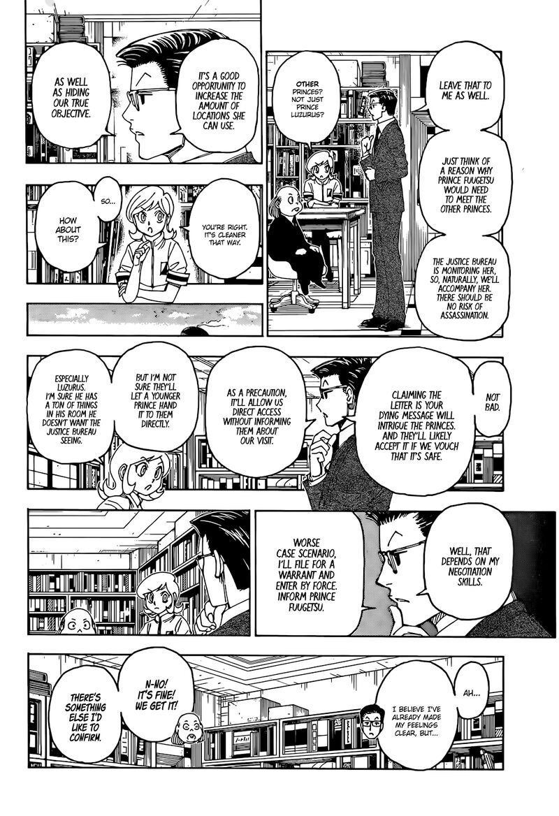 Hunter X Hunter Chapter 402 page 10 - Chapter 402: Letter