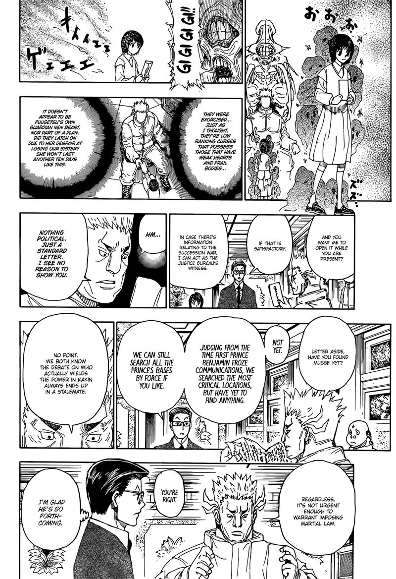 Hunter X Hunter Chapter 402 page 14 - Chapter 402: Letter