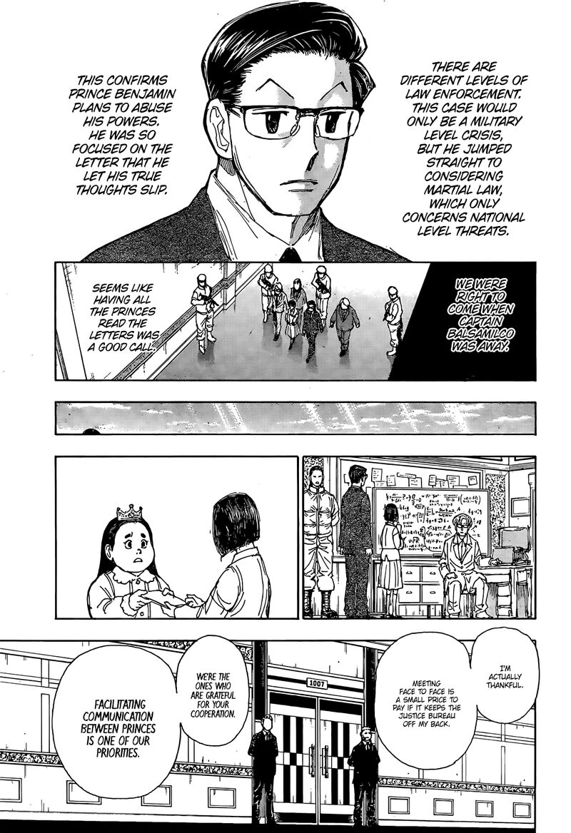 Hunter X Hunter Chapter 402 page 15 - Chapter 402: Letter