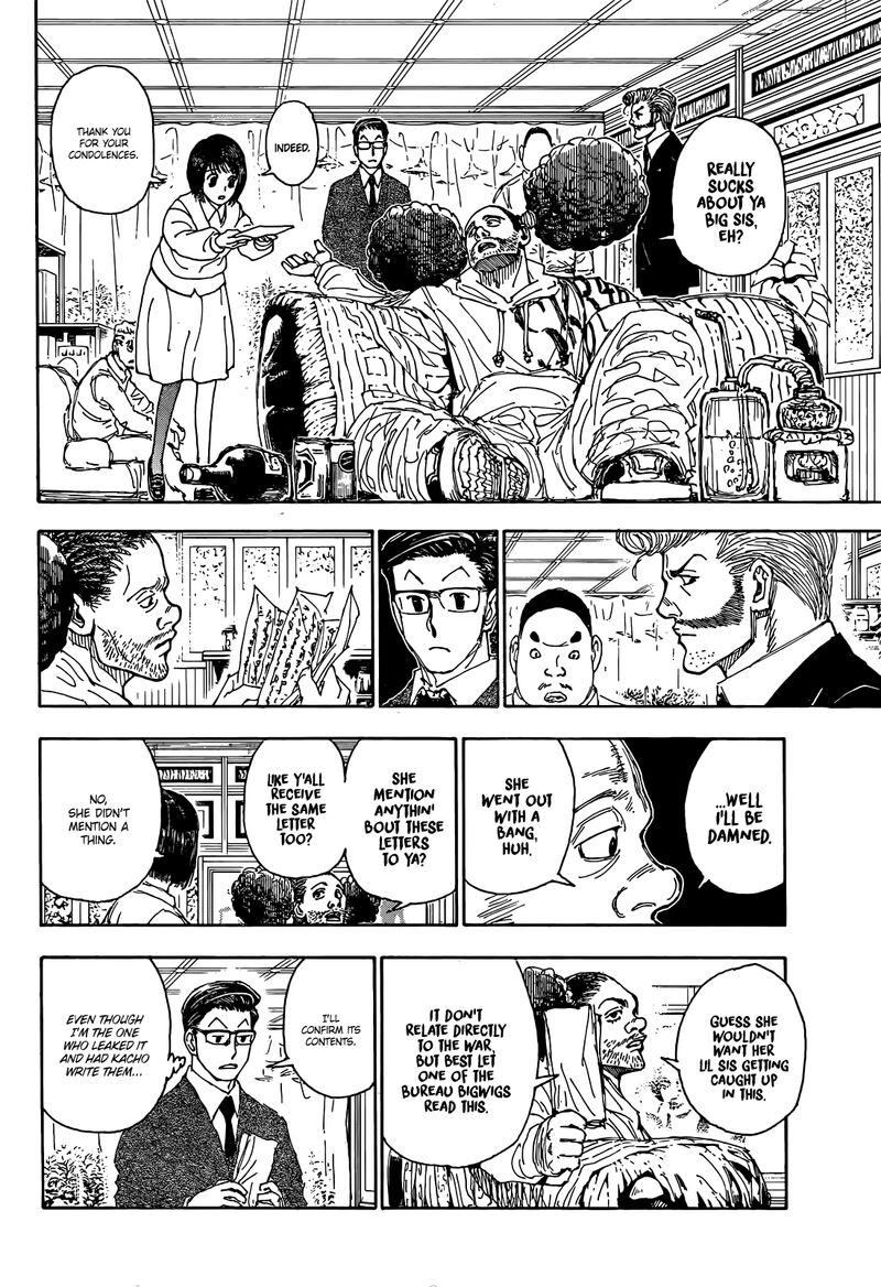 Hunter X Hunter Chapter 402 page 16 - Chapter 402: Letter