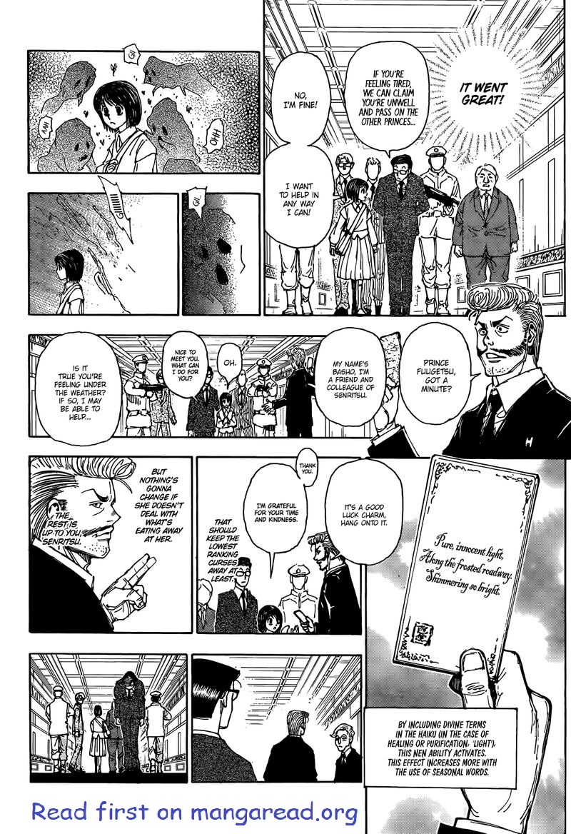 Hunter X Hunter Chapter 402 page 18 - Chapter 402: Letter