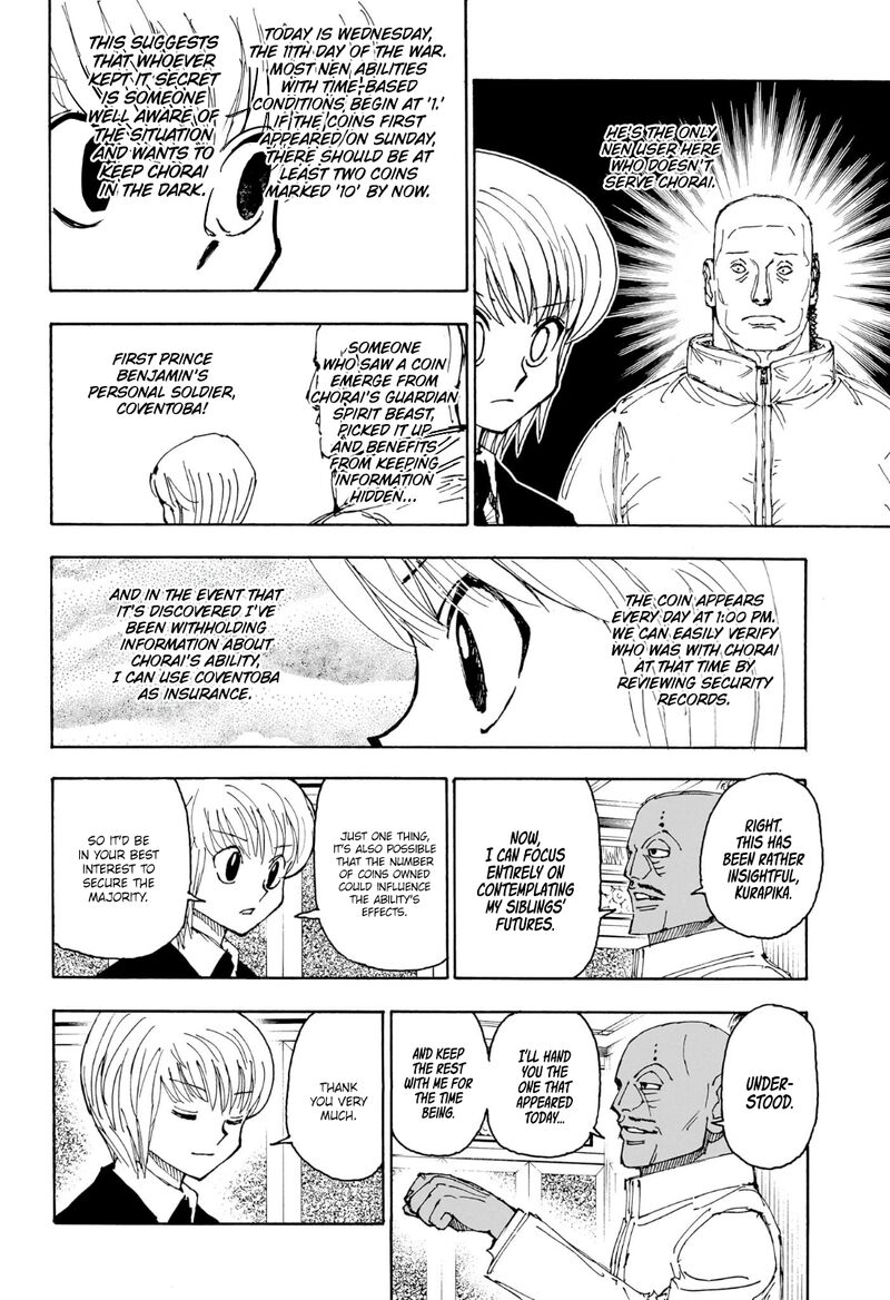 Hunter X Hunter Chapter 404 page 4 - Chapter 404: Speculation