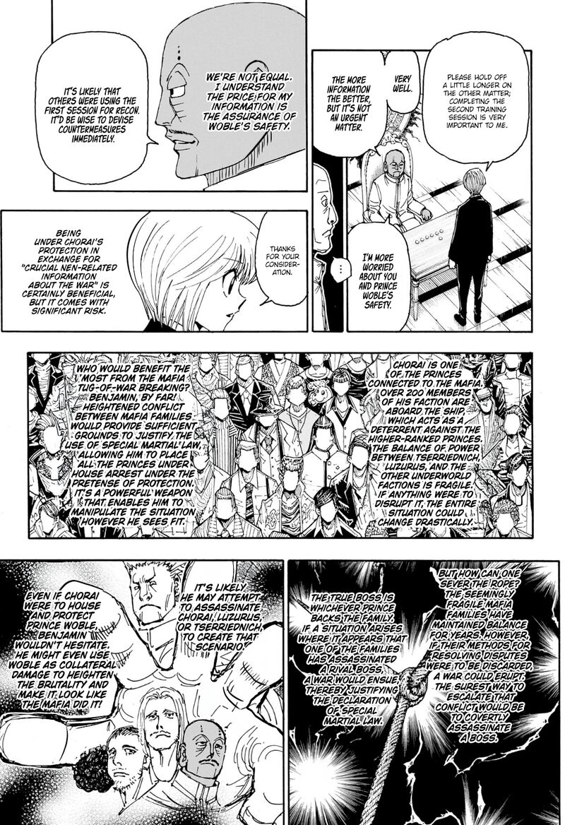 Hunter X Hunter Chapter 404 page 5 - Chapter 404: Speculation