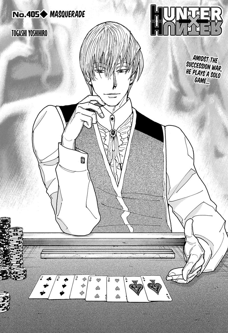 Hunter X Hunter Chapter 405 page 2 - Chapter 405: Performance