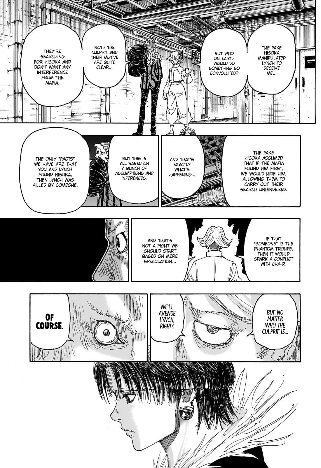 Hunter X Hunter Chapter 406 page 10 - Chapter 406: Regalia