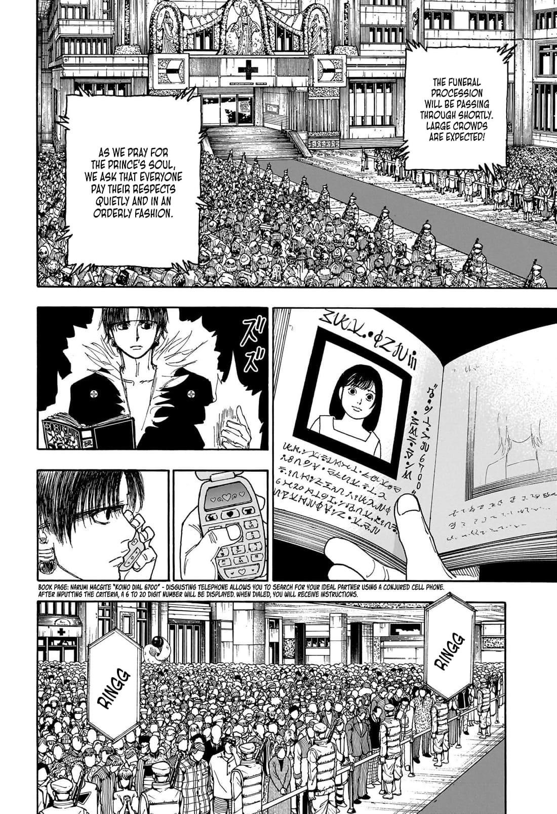 Hunter X Hunter Chapter 406 page 11 - Chapter 406: Regalia