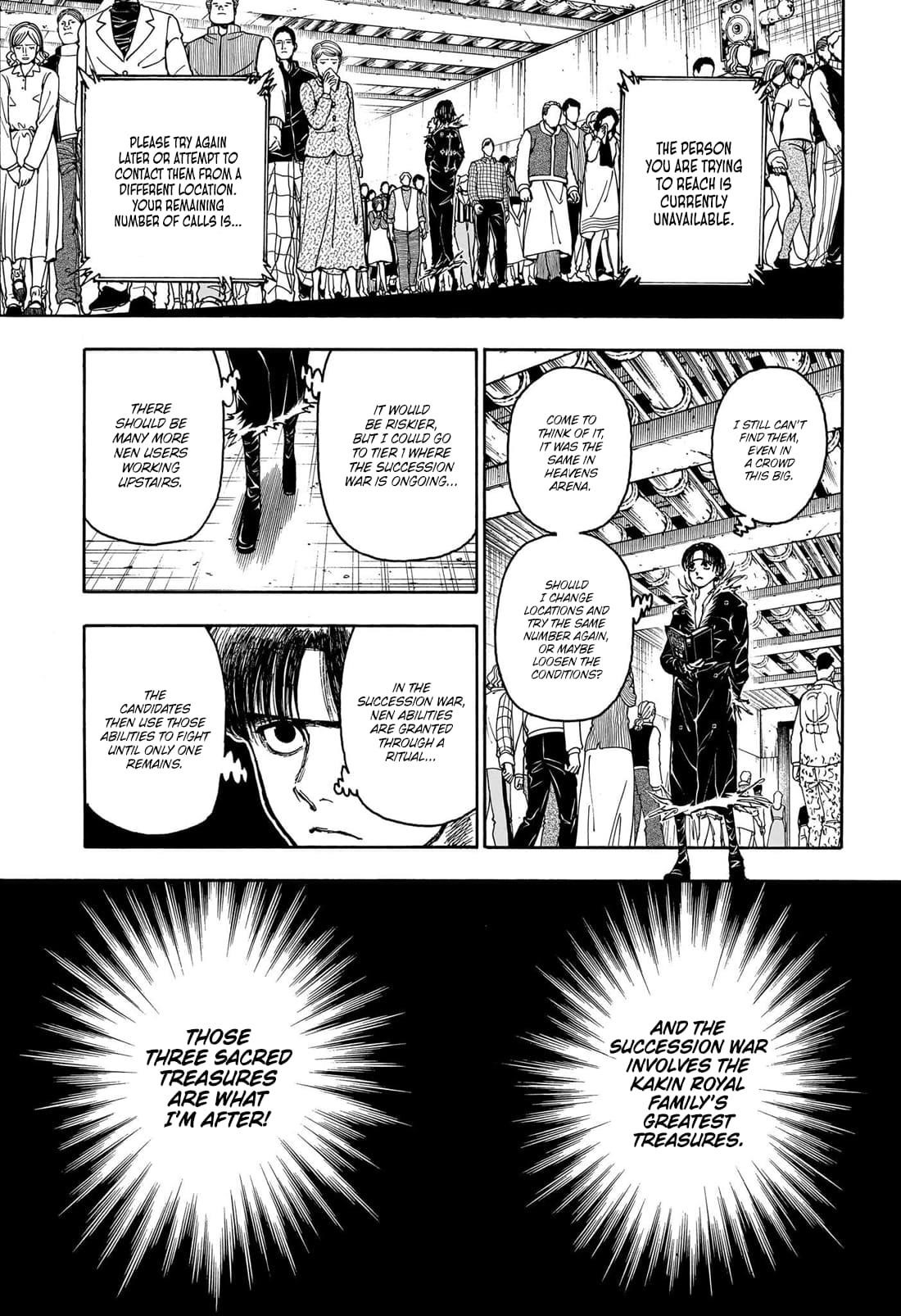 Hunter X Hunter Chapter 406 page 12 - Chapter 406: Regalia