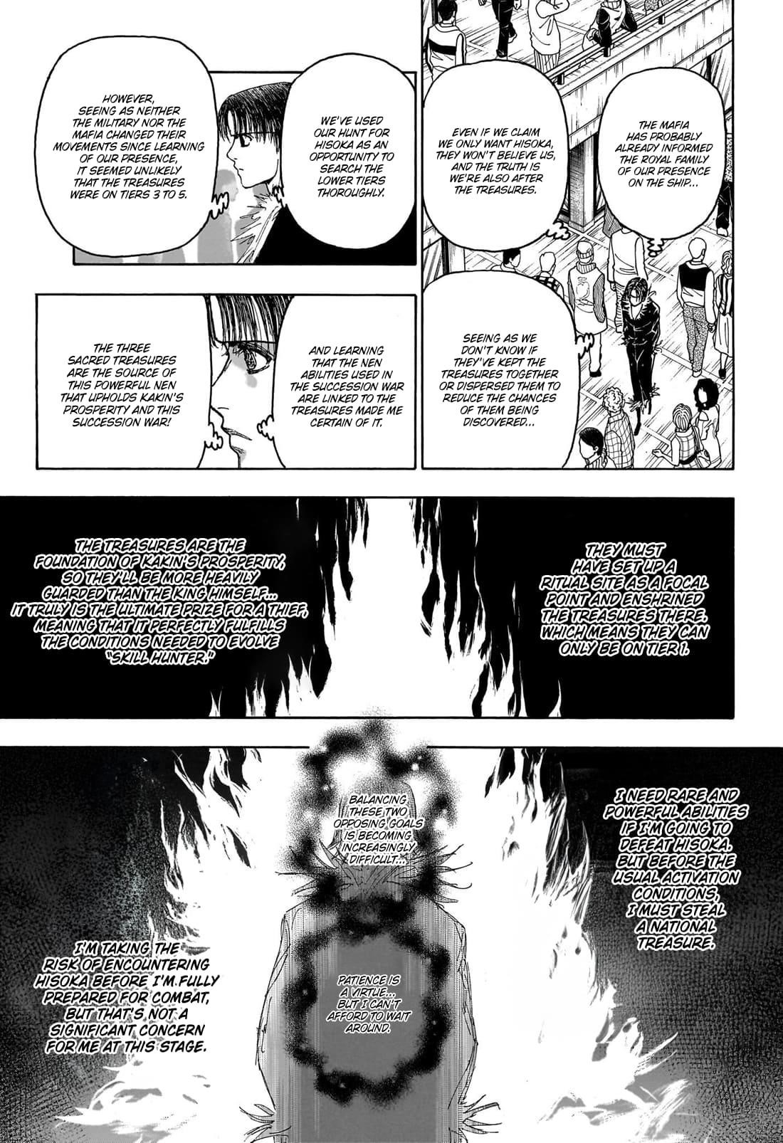 Hunter X Hunter Chapter 406 page 14 - Chapter 406: Regalia