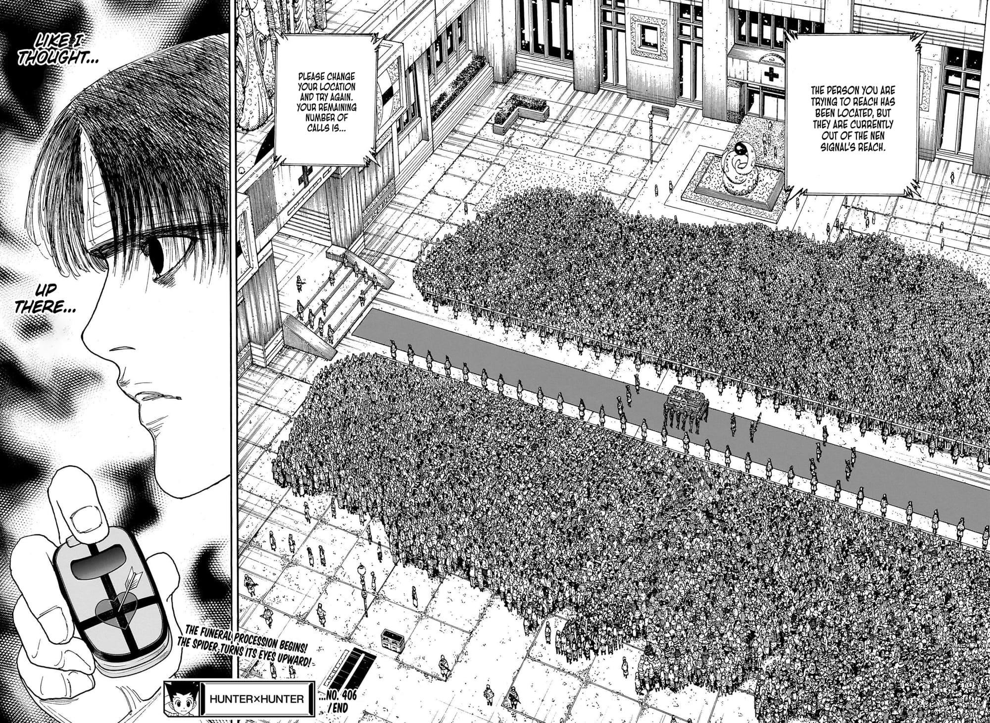 Hunter X Hunter Chapter 406 page 17 - Chapter 406: Regalia