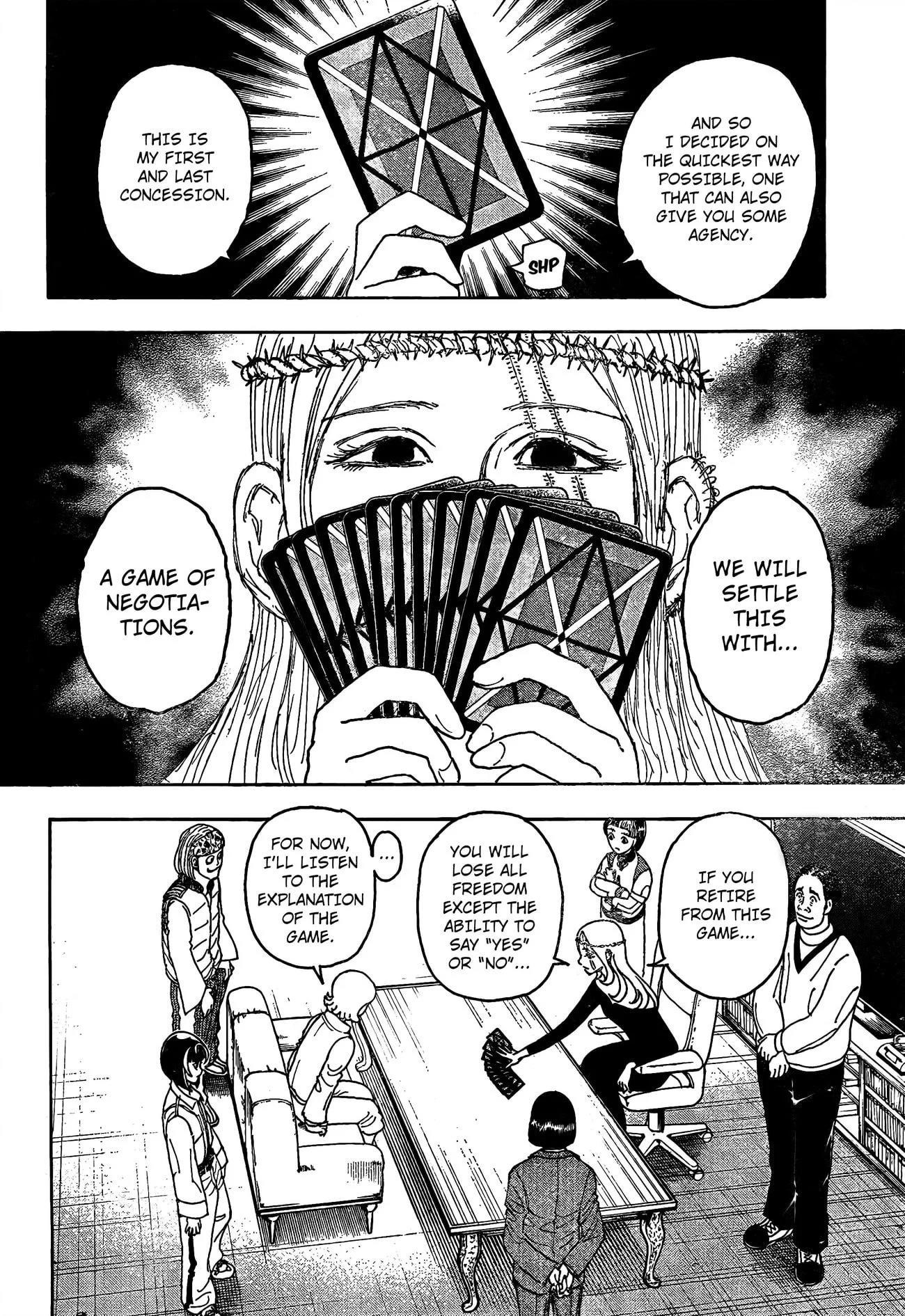 Hunter X Hunter Chapter 407 page 1 - Chapter 407: Negotiation