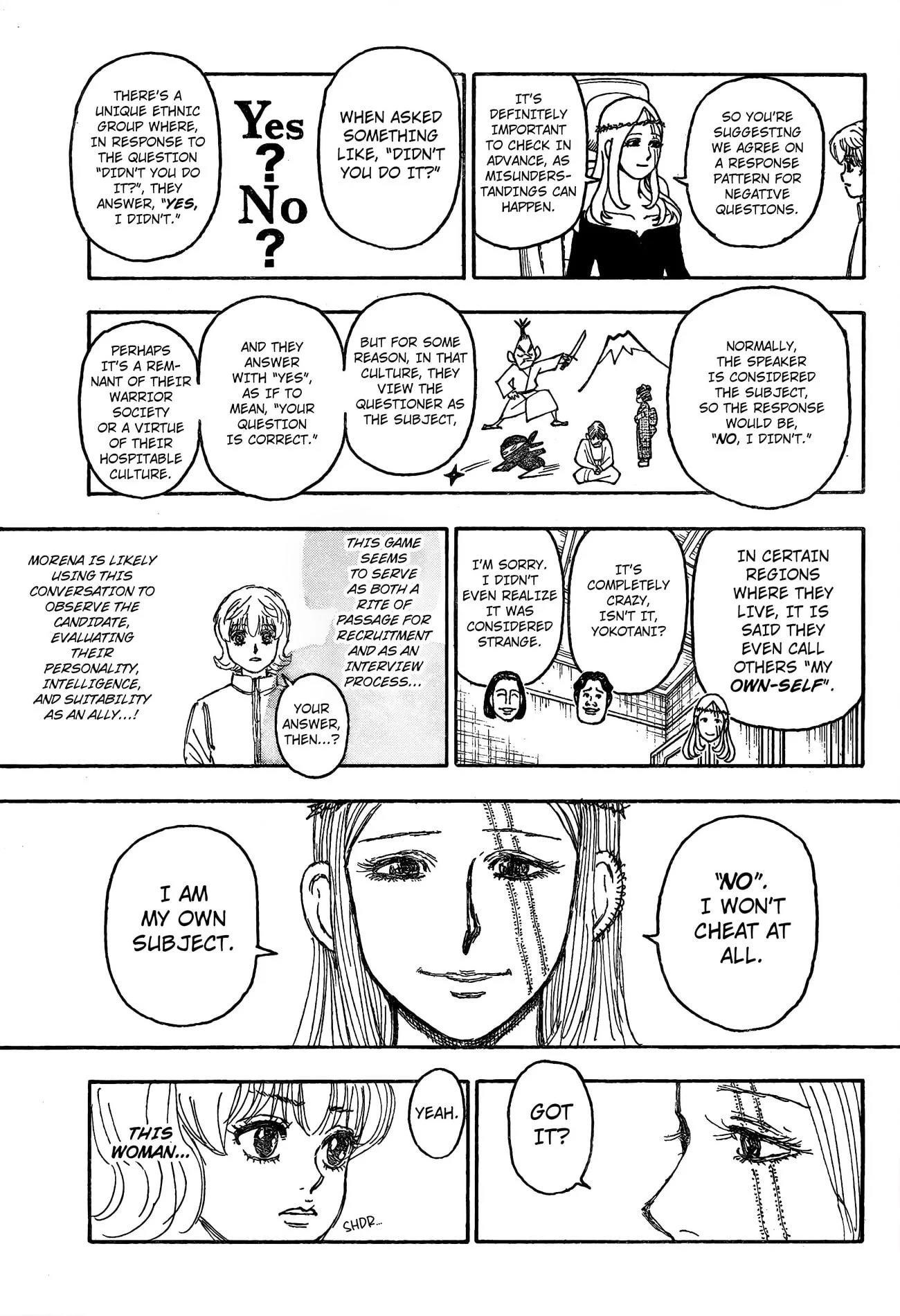 Hunter X Hunter Chapter 407 page 10 - Chapter 407: Negotiation