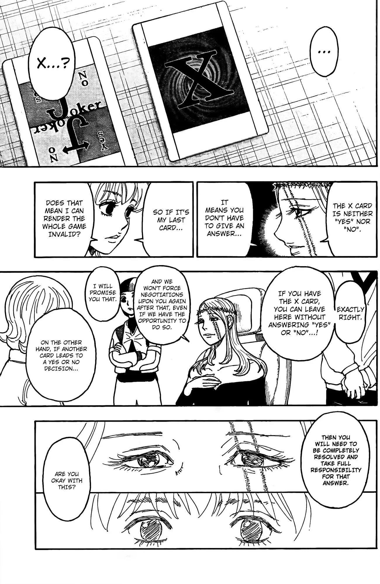 Hunter X Hunter Chapter 407 page 4 - Chapter 407: Negotiation