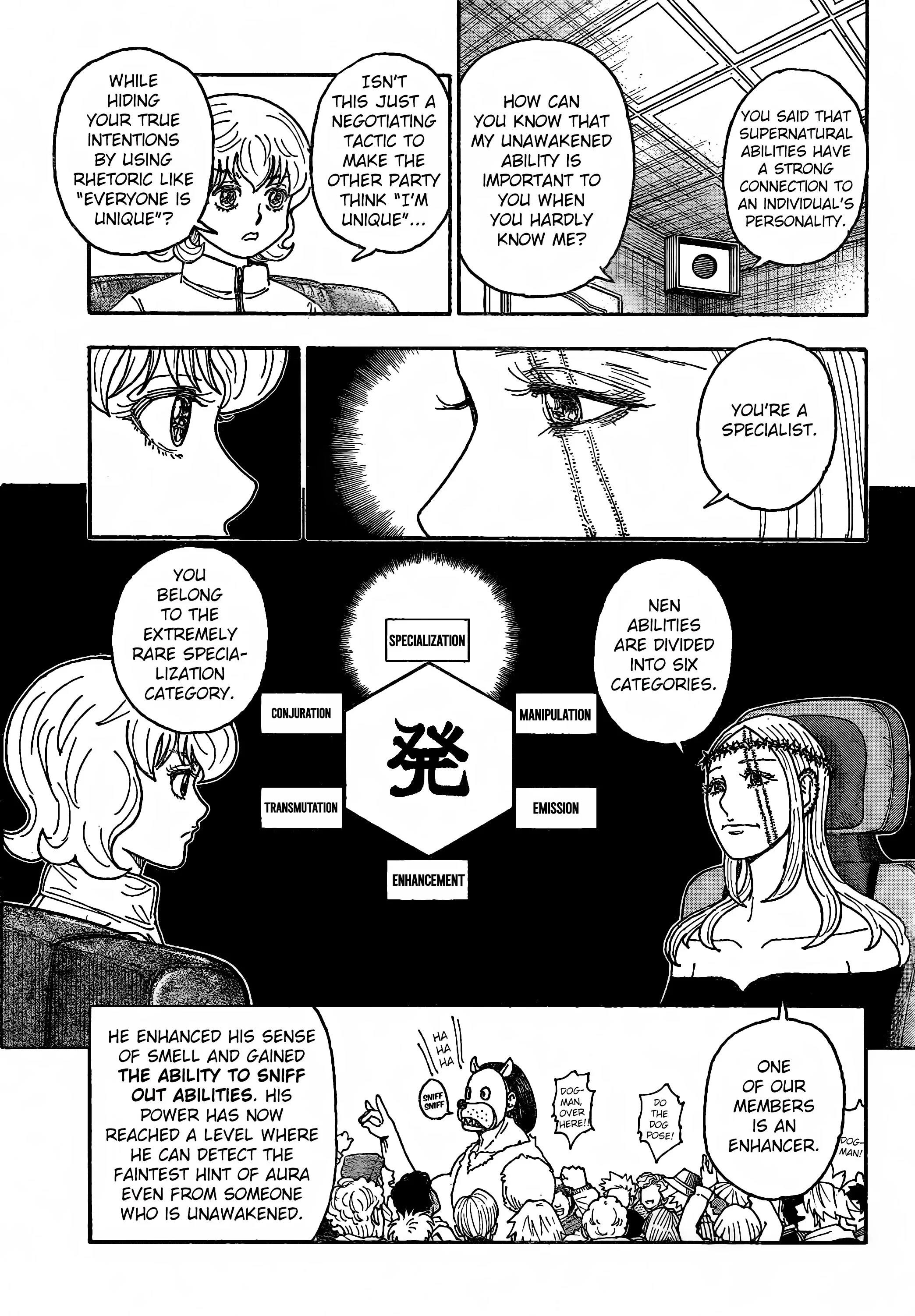 Hunter X Hunter Chapter 408 page 11 - Chapter 408: Negotiation: Part 2
